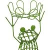 Cheap 😀 Sunnydaze Decor Sunnydaze Steel Frog Plant Stand - Green - 25-Inch ⭐