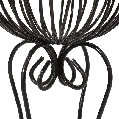 Buy ๐ Sunnydaze Decor Sunnydaze Indoor/Outdoor Metal Shell-Shaped Standing Planter Basket - 27" ๐ 5 Buy ๐ Sunnydaze Decor Sunnydaze Indoor/Outdoor Metal Shell-Shaped Standing Planter Basket - 27" ๐ - Image 3