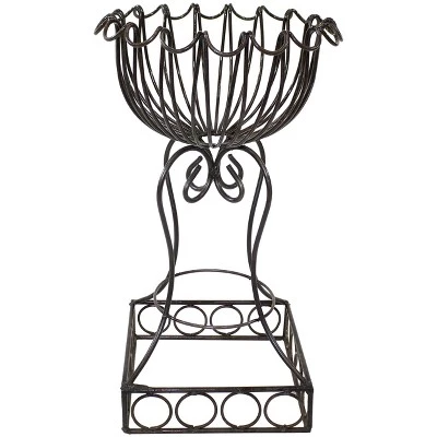 Buy ๐ Sunnydaze Decor Sunnydaze Indoor/Outdoor Metal Shell-Shaped Standing Planter Basket - 27" ๐ 6 Buy ๐ Sunnydaze Decor Sunnydaze Indoor/Outdoor Metal Shell-Shaped Standing Planter Basket - 27" ๐ - Image 4