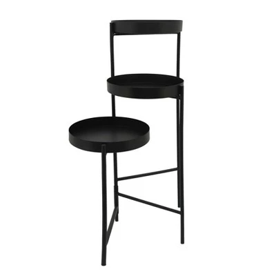 Wholesale 🌟 22" 3-Layered Metal Plant Stand - Black - Sagebrook Home ⌛ 3 Wholesale 🌟 22" 3-Layered Metal Plant Stand - Black - Sagebrook Home ⌛