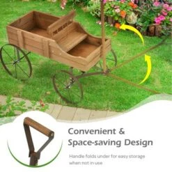 Hot Sale ๐ Costway Garden Plant Planter Wooden Wagon Planter W/ Wheel Garden Yard โ๏ธ 18 Hot Sale ๐ Costway Garden Plant Planter Wooden Wagon Planter W/ Wheel Garden Yard โ๏ธ -Planters Sales Store unnamed file 773