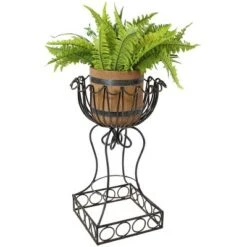Best reviews of 😉 Sunnydaze Decor Sunnydaze Indoor/Outdoor Metal Shell-Shaped Standing Planter Basket - 2pk - 27" 🎉 -Planters Sales Store unnamed file 7748