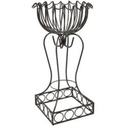 Buy ❤️ Sunnydaze Decor Sunnydaze Indoor/Outdoor 2pc Metal Shell Standing Planter Baskets 🎁 -Planters Sales Store unnamed file 7752