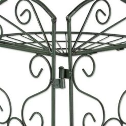 Best deal 👏 Zingz & Thingz 10.7" Indoor/Outdoor Iron Corner Plant Stand Black - Zings & Thingz 🧨 -Planters Sales Store unnamed file 7765