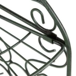 Best deal 👏 Zingz & Thingz 10.7" Indoor/Outdoor Iron Corner Plant Stand Black - Zings & Thingz 🧨 -Planters Sales Store unnamed file 7768