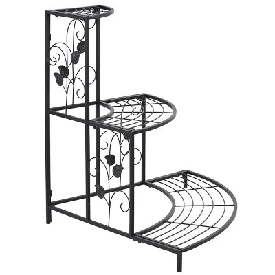 Wholesale 🥰 Costway 3 Tier Floral Corner Plant Stand Metal Flower Pot Rack Stair Display Ladder ⭐ 6 Wholesale 🥰 Costway 3 Tier Floral Corner Plant Stand Metal Flower Pot Rack Stair Display Ladder ⭐ - Image 4