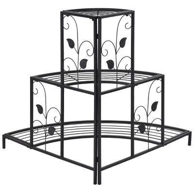 Wholesale 🥰 Costway 3 Tier Floral Corner Plant Stand Metal Flower Pot Rack Stair Display Ladder ⭐ 7 Wholesale 🥰 Costway 3 Tier Floral Corner Plant Stand Metal Flower Pot Rack Stair Display Ladder ⭐ - Image 5