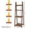 Wholesale 💯 Costway 4-Tier Folding Flower Stand Rack Wood Plant Storage Display Shelf Multipurpose 💯
