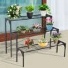 Outlet 🔥 Outsunny 3-Level Plant Display Stand Shelf with Solid Metal Construction & Easy Assembly for Both Indoor/Outdoor Use 🌟 -Planters Sales Store unnamed file 7812