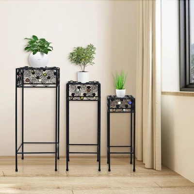 Best reviews of ๐ Costway Set of 3 Metal Plant Stand Flower Pot Holder Rack w/Colorful Ceramic Beads ๐ 4 Best reviews of ๐ Costway Set of 3 Metal Plant Stand Flower Pot Holder Rack w/Colorful Ceramic Beads ๐ - Image 2