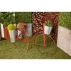 Brand new 🛒 Olivia & May 38" Rustic Tin and Steel Tricycle Plant Stand Brick Red - Olivia & May 🔔 -Planters Sales Store unnamed file 7868