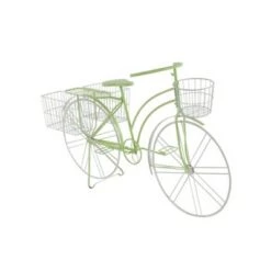 Wholesale 👍 Olivia & May 35" Eclectic Tin Novelty Bicycle Plant Stand Green - Olivia & May ✨ -Planters Sales Store unnamed file 7874