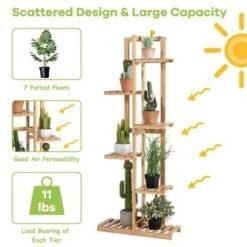New ๐คฉ Costway 6 Tier 7 Potted Plant Stand Rack Bamboo Display Shelf for Patio Yard ๐ 16 New ๐คฉ Costway 6 Tier 7 Potted Plant Stand Rack Bamboo Display Shelf for Patio Yard ๐ -Planters Sales Store unnamed file 7908