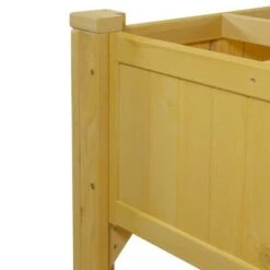 Flash Sale ⌛ Northlight 3ft Wooden Raised Garden Bed Planter Box with Shelf 🛒 -Planters Sales Store unnamed file 792