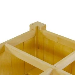 Flash Sale ⌛ Northlight 3ft Wooden Raised Garden Bed Planter Box with Shelf 🛒 -Planters Sales Store unnamed file 793