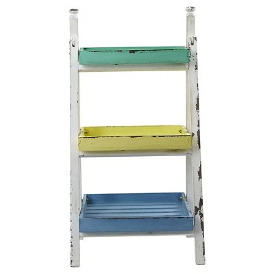 Flash Sale 🎁 26.5" Farmhouse Decorative Plant Display Stand - Nearly Natural 😉 4 Flash Sale 🎁 26.5" Farmhouse Decorative Plant Display Stand - Nearly Natural 😉 - Image 2