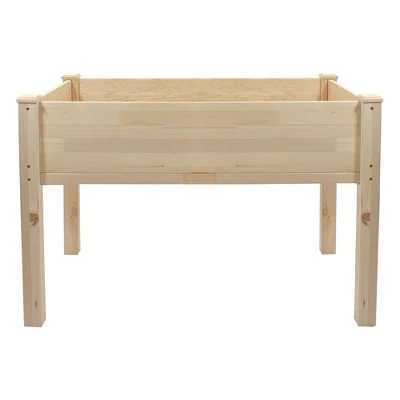 New ๐ Northlight 4ft Natural Wood Raised Garden Bed Planter Box with Liner ๐ 4 New ๐ Northlight 4ft Natural Wood Raised Garden Bed Planter Box with Liner ๐ - Image 2