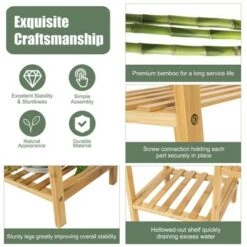 Top 10 💯 Costway Bamboo 9-Tier Plant Stand Utility Shelf Free Standing Storage Rack Pot Holder 🧨 -Planters Sales Store unnamed file 7953