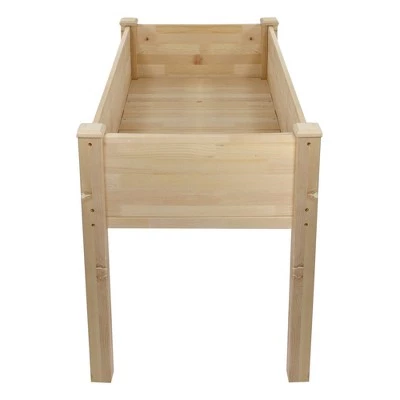 New ๐ Northlight 4ft Natural Wood Raised Garden Bed Planter Box with Liner ๐ 5 New ๐ Northlight 4ft Natural Wood Raised Garden Bed Planter Box with Liner ๐ - Image 3