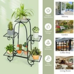 Wholesale π Costway 6 Tier Flower Pot Holder Metal Vertical Shelves Corner Plants Display Rack π 13 Wholesale π Costway 6 Tier Flower Pot Holder Metal Vertical Shelves Corner Plants Display Rack π -Planters Sales Store unnamed file 7961