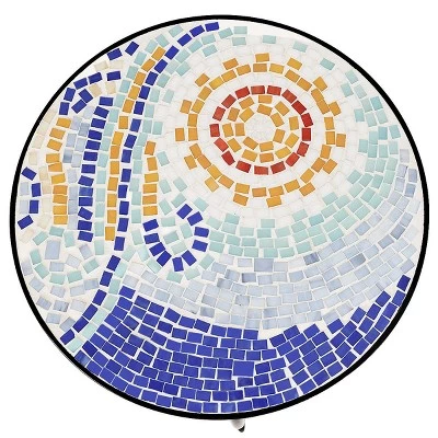 Best deal ๐ Costway Outdoor Indoor Accent Table Plant Stand Scheme Garden Steel Ocean ๐งจ 4 Best deal ๐ Costway Outdoor Indoor Accent Table Plant Stand Scheme Garden Steel Ocean ๐งจ - Image 2