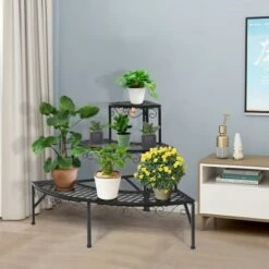Top 10 🔔 Costway Corner Plant Stand Metal 3 Tier Ladder Potted Shelf Flower Holder Display Rack 👏 -Planters Sales Store unnamed file 7976