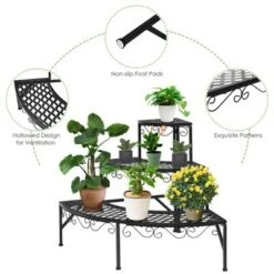 Top 10 🔔 Costway Corner Plant Stand Metal 3 Tier Ladder Potted Shelf Flower Holder Display Rack 👏 -Planters Sales Store unnamed file 7980