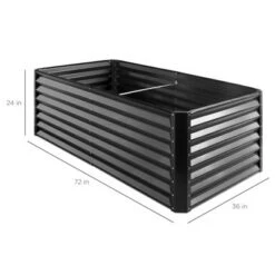 Best Pirce 🧨 Best Choice Products 6x3x2ft Outdoor Metal Raised Garden Bed, Planter Box for Vegetables, Flowers, Herbs ⭐ -Planters Sales Store unnamed file 80