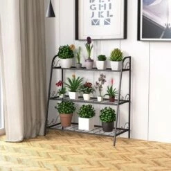 Deals ✨ Costway 3-tier Metal Plant Stand Shelf Flower Pot Holder Display Rack 👟 Shoe Organizer 🌟 -Planters Sales Store unnamed file 8007