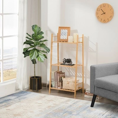 Flash Sale 🤩 Costway Bamboo Plant Stand 3 Tiers Plant Rack Vertical Tiered Plant Ladder Shelf 🤩 4 Flash Sale 🤩 Costway Bamboo Plant Stand 3 Tiers Plant Rack Vertical Tiered Plant Ladder Shelf 🤩 - Image 2