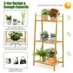 Flash Sale 🤩 Costway Bamboo Plant Stand 3 Tiers Plant Rack Vertical Tiered Plant Ladder Shelf 🤩 16 Flash Sale 🤩 Costway Bamboo Plant Stand 3 Tiers Plant Rack Vertical Tiered Plant Ladder Shelf 🤩 -Planters Sales Store unnamed file 8014