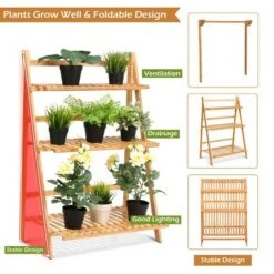 Outlet โ๏ธ Costway 3 Tier Bamboo Hanging Folding Plant Shelf Stand Flower Pot Display Rack Bookcase ๐ 15 Outlet โ๏ธ Costway 3 Tier Bamboo Hanging Folding Plant Shelf Stand Flower Pot Display Rack Bookcase ๐ -Planters Sales Store unnamed file 8031