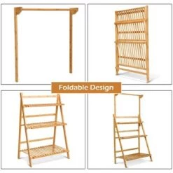 Outlet โ๏ธ Costway 3 Tier Bamboo Hanging Folding Plant Shelf Stand Flower Pot Display Rack Bookcase ๐ 19 Outlet โ๏ธ Costway 3 Tier Bamboo Hanging Folding Plant Shelf Stand Flower Pot Display Rack Bookcase ๐ -Planters Sales Store unnamed file 8035