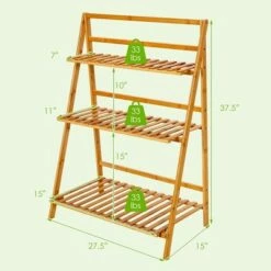 Top 10 🥰 Costway Bamboo Ladder Plant Stand 3-Tier Foldable Flower Pot Display Shelf Rack Natural ✨ 12 Top 10 🥰 Costway Bamboo Ladder Plant Stand 3-Tier Foldable Flower Pot Display Shelf Rack Natural ✨ -Planters Sales Store unnamed file 8038