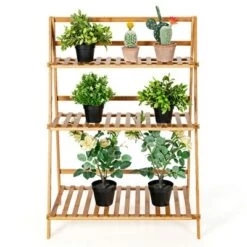 Top 10 🥰 Costway Bamboo Ladder Plant Stand 3-Tier Foldable Flower Pot Display Shelf Rack Natural ✨ 17 Top 10 🥰 Costway Bamboo Ladder Plant Stand 3-Tier Foldable Flower Pot Display Shelf Rack Natural ✨ -Planters Sales Store unnamed file 8043