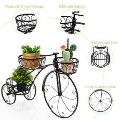 Wholesale 🌟 Costway Tricycle Plant Stand Flower Pot Cart Holder Parisian Style Displaying 👏 -Planters Sales Store unnamed file 8056
