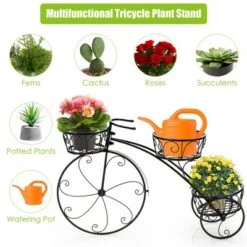 Wholesale 🌟 Costway Tricycle Plant Stand Flower Pot Cart Holder Parisian Style Displaying 👏 -Planters Sales Store unnamed file 8058