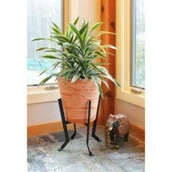 Cheap 🎁 ACHLA Designs Indoor Outdoor Denise Iron Plant Stand Black Powder 🧥 Coat Finish - Achla Design 👍 -Planters Sales Store unnamed file 8072