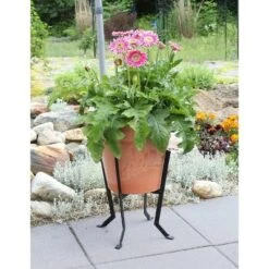 Cheap 🎁 ACHLA Designs Indoor Outdoor Denise Iron Plant Stand Black Powder 🧥 Coat Finish - Achla Design 👍 -Planters Sales Store unnamed file 8073
