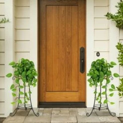 Coupon ⭐ Costway Metal Plant Stand for Flower Pot Metal Display Shelf Potted Holder Rack ⌛ -Planters Sales Store unnamed file 8109