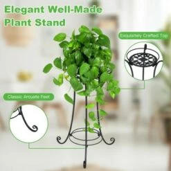 Coupon ⭐ Costway Metal Plant Stand for Flower Pot Metal Display Shelf Potted Holder Rack ⌛ -Planters Sales Store unnamed file 8111