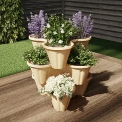 Cheap 😉 Nature Spring Stacking Planter Tower - 3-Tier Indoor or Outdoor Vertical Planter for Flowers, Herbs, and Vegetables - Sand Stone 😀 8 Cheap 😉 Nature Spring Stacking Planter Tower - 3-Tier Indoor or Outdoor Vertical Planter for Flowers, Herbs, and Vegetables - Sand Stone 😀 -Planters Sales Store unnamed file 8117