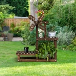 Deals 🔔 Costway Wood Plant Stand 4 Tier Shelf Multiple Flower Pot Windmill Design ✔️ 17 Deals 🔔 Costway Wood Plant Stand 4 Tier Shelf Multiple Flower Pot Windmill Design ✔️ -Planters Sales Store unnamed file 8135