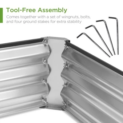 Cheapest ๐งจ Best Choice Products 6x3x1ft Outdoor Metal Raised Garden Bed for Vegetables, Flowers, Herbs, Plants ๐ 3 Cheapest ๐งจ Best Choice Products 6x3x1ft Outdoor Metal Raised Garden Bed for Vegetables, Flowers, Herbs, Plants ๐