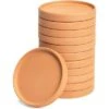 Best deal 🤩 Okuna Outpost 12 Pack Clay Terra Cotta Plant Pot Saucers, Round Terracotta Drip Trays 4.5-Inch ✨ -Planters Sales Store unnamed file 8145
