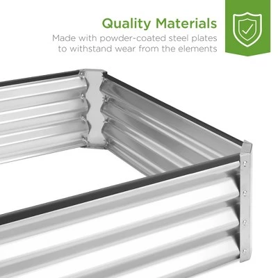 Cheapest ๐งจ Best Choice Products 6x3x1ft Outdoor Metal Raised Garden Bed for Vegetables, Flowers, Herbs, Plants ๐ 4 Cheapest ๐งจ Best Choice Products 6x3x1ft Outdoor Metal Raised Garden Bed for Vegetables, Flowers, Herbs, Plants ๐ - Image 2