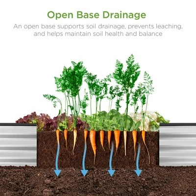 Cheapest ๐งจ Best Choice Products 6x3x1ft Outdoor Metal Raised Garden Bed for Vegetables, Flowers, Herbs, Plants ๐ 5 Cheapest ๐งจ Best Choice Products 6x3x1ft Outdoor Metal Raised Garden Bed for Vegetables, Flowers, Herbs, Plants ๐ - Image 3