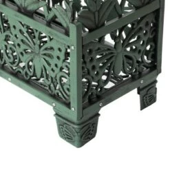 Top 10 😍 Gardenised Outdoor Living Butterfly Rectangle Plant Stand, Flower Planting Pot, Antique Green 👏 -Planters Sales Store unnamed file 8194