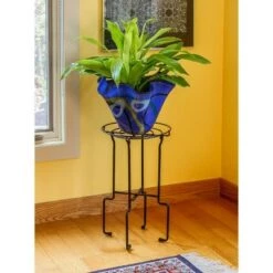 Discount 🔥 ACHLA Designs 23.5" Plant Stand Catalina Black Wrought Iron with Powder 🧥 Coated Finish 💯 -Planters Sales Store unnamed file 8214