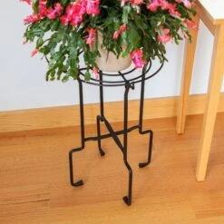 Discount 🔥 ACHLA Designs 23.5" Plant Stand Catalina Black Wrought Iron with Powder 🧥 Coated Finish 💯 -Planters Sales Store unnamed file 8216